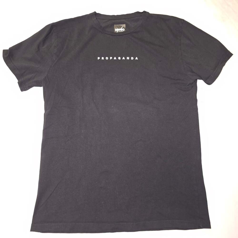Senso Sounds Propaganda Graphic T-Shirt Black Men Size XL